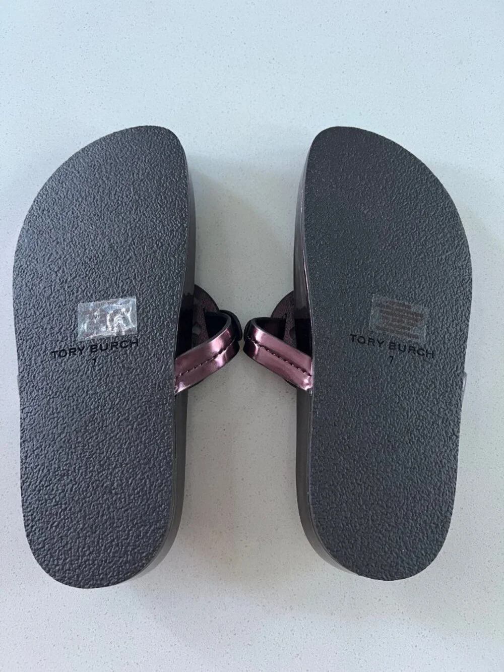 TORY BURCH Miller Cloud Sandal In Merlot SLIDE SIZE 7 NWOB